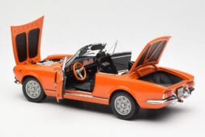 Fiat 124 BS Orange Sun Star 1:18 4906 Metal — billede 5 af 8