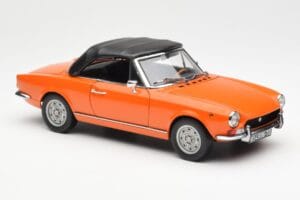Fiat 124 BS Orange Sun Star 1:18 4906 Metal — billede 6 af 8