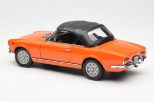 Fiat 124 BS Orange Sun Star 1:18 4906 Metal — billede 7 af 8