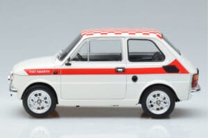 Fiat 126 Abarth Hvid MCG 1:18 MCG18325 Metal — billede 3 af 6
