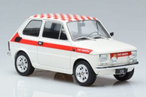 Fiat 126 Abarth Hvid MCG 1:18 MCG18325 Metal — billede 4 af 6