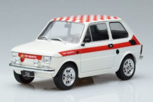 Fiat 126 Abarth Hvid MCG 1:18 MCG18325 Metal