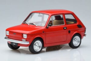 Fiat 126 Rød MCG 1:18 MCG18323 Metal