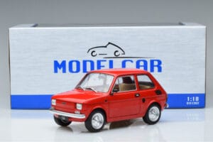 Fiat 126 Rød MCG 1:18 MCG18323 Metal — billede 6 af 6
