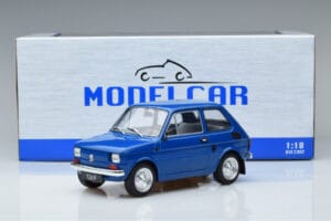Fiat 126P Blå MCG 1:18 MCG18324 Metal — billede 6 af 6