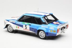 Fiat 131 Abarth #5 Team Fiat Works Rally Portugal 1980 Kyosho 1:18 08376A Metal — billede 7 af 8