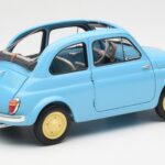 Fiat Nuova 500 Celeste Blå Kyosho 1:18 08966LB - image 3 of 8
