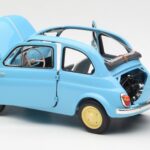 Fiat Nuova 500 Celeste Blå Kyosho 1:18 08966LB - image 5 of 8