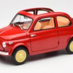 Fiat Nuova 500 Coral Rød Kyosho 1:18 08966R