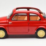 Fiat Nuova 500 Coral Rød Kyosho 1:18 08966R - image 4 of 8