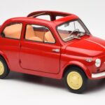 Fiat Nuova 500 Coral Rød Kyosho 1:18 08966R - image 6 of 8