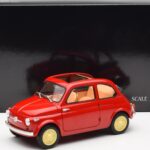 Fiat Nuova 500 Coral Rød Kyosho 1:18 08966R - image 8 of 8