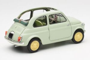 Fiat Nuova 500 Clear Grøn Kyosho 1:18 08966LG Metal — billede 3 af 8
