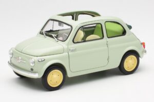 Fiat Nuova 500 Clear Grøn Kyosho 1:18 08966LG