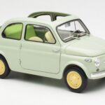 Fiat Nuova 500 Clear Grøn Kyosho 1:18 08966LG - image 6 of 8
