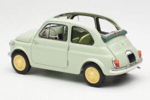 Fiat Nuova 500 Clear Grøn Kyosho 1:18 08966LG Metal — billede 7 af 8