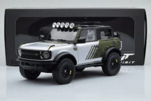 Ford Bronco RTR Iconic Sølv GT Spirit 1:18 GT404 Resin — billede 6 af 6