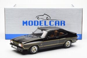 Ford Capri Mk2 X-Pack Sort MCG 1:18 MCG18348 Metal — billede 6 af 6