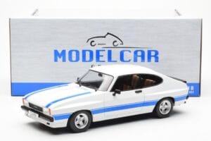 Ford Capri Mk2 X-Pack Hvid MCG 1:18 MCG18347 Metal — billede 6 af 6