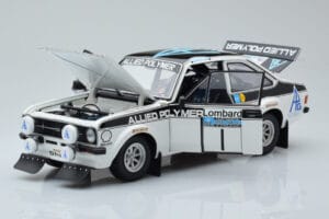 Ford Escort RS 1800 Allied Polymer #1 T. Makinen / H. Liddon Winner RAC Rally 1975 Minichamps 1:18 100758401 Metal — billede 2 af 8