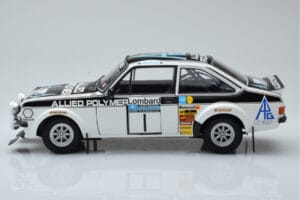 Ford Escort RS 1800 Allied Polymer #1 T. Makinen / H. Liddon Winner RAC Rally 1975 Minichamps 1:18 100758401 Metal — billede 4 af 8