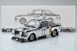 Ford Escort RS 1800 Allied Polymer #1 T. Makinen / H. Liddon Winner RAC Rally 1975 Minichamps 1:18 100758401 Metal — billede 8 af 8