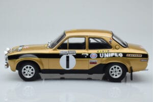 Ford Escort Mk1 RS1600 Night Version #1 R. Clark / J. Porter Rally Wales 1972 IXO 1:18 18RMC100 Metal — billede 3 af 6