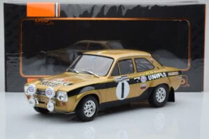 Ford Escort Mk1 RS1600 Night Version #1 R. Clark / J. Porter Rally Wales 1972 IXO 1:18 18RMC100 Metal — billede 6 af 6