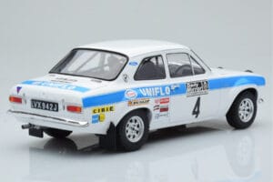 Ford Escort Mk1 RS1600 Night Version #4 R. Clark / T. Mason RAC Rally 1972 IXO 1:18 18RMC101 Metal — billede 2 af 6