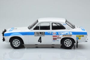 Ford Escort Mk1 RS1600 Night Version #4 R. Clark / T. Mason RAC Rally 1972 IXO 1:18 18RMC101 Metal — billede 3 af 6