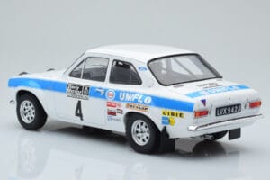 Ford Escort Mk1 RS1600 Night Version #4 R. Clark / T. Mason RAC Rally 1972 IXO 1:18 18RMC101 Metal — billede 5 af 6