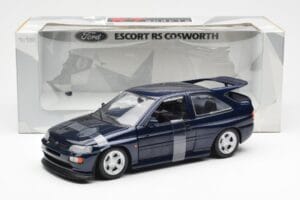 Ford Escort RS Cosworth Blå Metallic UT Models 1:18 180082101-R1 Metal — billede 2 af 6