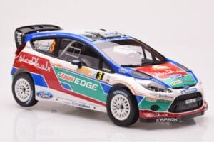 Ford Fiesta RS WRC Ford Abu Dhabi #3 M. Hirvonen / J. Lehtinen Winner Rally Australia 2011 Minichamps 1:18 151110803 Metal — billede 4 af 6