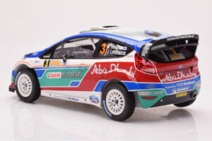 Ford Fiesta RS WRC Ford Abu Dhabi #3 M. Hirvonen / J. Lehtinen Winner Rally Australia 2011 Minichamps 1:18 151110803 Metal — billede 5 af 6