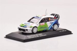 Ford Focus RS WRC #4 R. Kresta / J. Tomanek Rally Monte Carlo 2005 Minichamps 1:43 400058404 Metal — billede 2 af 4