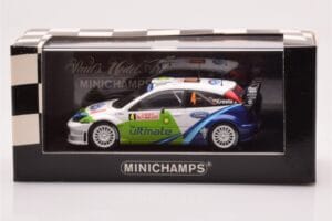 Ford Focus RS WRC #4 R. Kresta / J. Tomanek Rally Monte Carlo 2005 Minichamps 1:43 400058404 Metal — billede 4 af 4