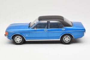 Ford Granada Mk1 Metallic Blå Mat Sort MCG 1:18 MCG18394 Metal — billede 3 af 6