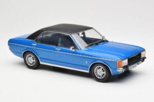 Ford Granada Mk1 Metallic Blå Mat Sort MCG 1:18 MCG18394 Metal — billede 4 af 6