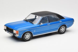 Ford Granada Mk1 Metallic Blå Mat Sort MCG 1:18 MCG18394