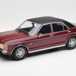 Ford Granada Mk1 Metallic Mørkerød Mat Sort MCG 1:18 MCG18393