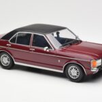 Ford Granada Mk1 Metallic Mørkerød Mat Sort MCG 1:18 MCG18393 - image 4 of 6