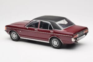 Ford Granada Mk1 Metallic Mørkerød Mat Sort MCG 1:18 MCG18393 Metal — billede 5 af 6