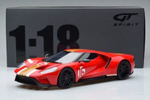 Ford GT Alan Mann Heritage Edition Rød GT Spirit 1:18 GT882 Resin — billede 6 af 6
