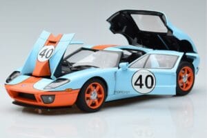 Ford GT Gulf Livery AUTOart 1:18 80513 Metal — billede 2 af 8
