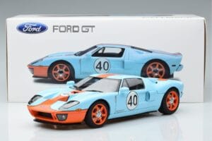 Ford GT Gulf Livery AUTOart 1:18 80513 Metal — billede 8 af 8