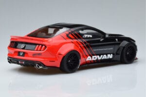 Ford Mustang S550 LB Works Liberty Walk Advan GT Spirit 1:18 KJ035 Resin — billede 2 af 6