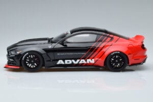 Ford Mustang S550 LB Works Liberty Walk Advan GT Spirit 1:18 KJ035 Resin — billede 3 af 6