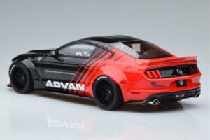 Ford Mustang S550 LB Works Liberty Walk Advan GT Spirit 1:18 KJ035 Resin — billede 5 af 6