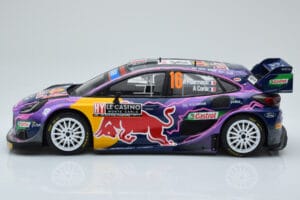 Ford Puma Rally1 WRC #16 A. Fourmaux / A. Coria Rally Monte Carlo 2022 IXO 1:18 18RMC111 Metal — billede 3 af 6