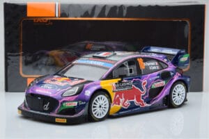Ford Puma Rally1 WRC #16 A. Fourmaux / A. Coria Rally Monte Carlo 2022 IXO 1:18 18RMC111 Metal — billede 6 af 6